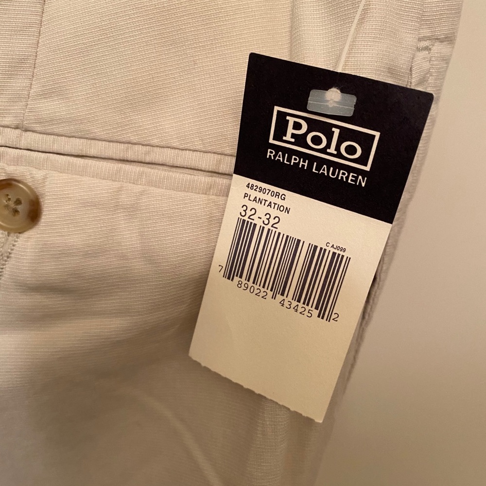POLO RALPH LAUREN Khaki / Tan Pants 32 X 32.  NWT
